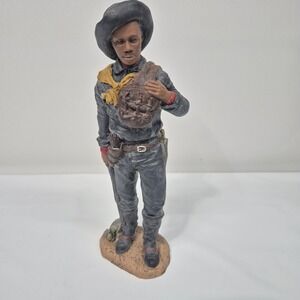 All God's Children Augustus Walley Buffalo Soldier Figurine Black OS Excellent